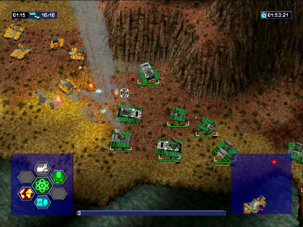 Original version of Warzone 2100 running on Windows XP
