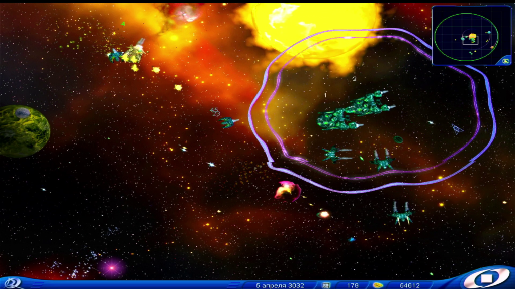 Several klissan ships are attacking the player in an occupied system