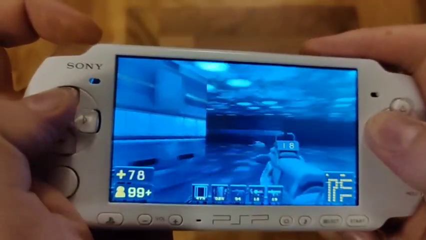 PSP with Locum Tenens running on it