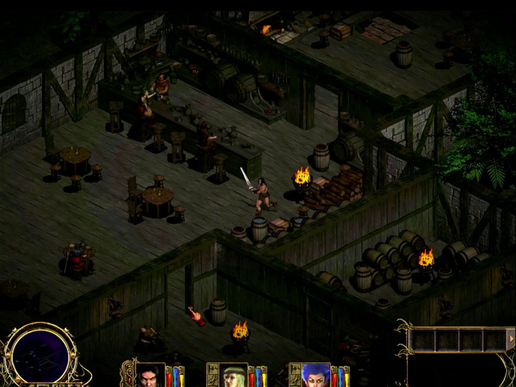 Nightstone: view on the local tavern