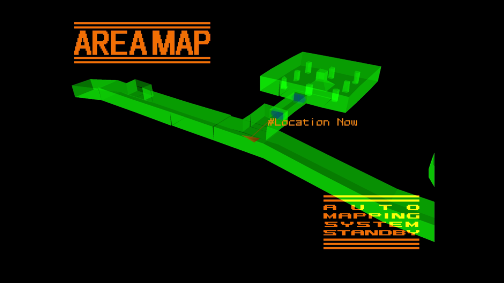 Area Map. Screenshot from Armored Core PSX