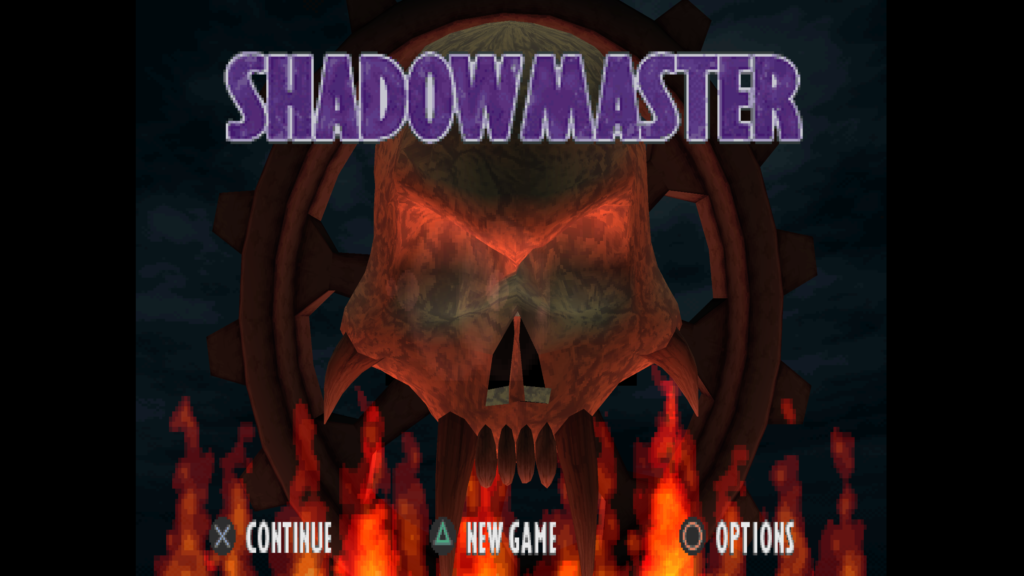 Shadow Master main game menu
