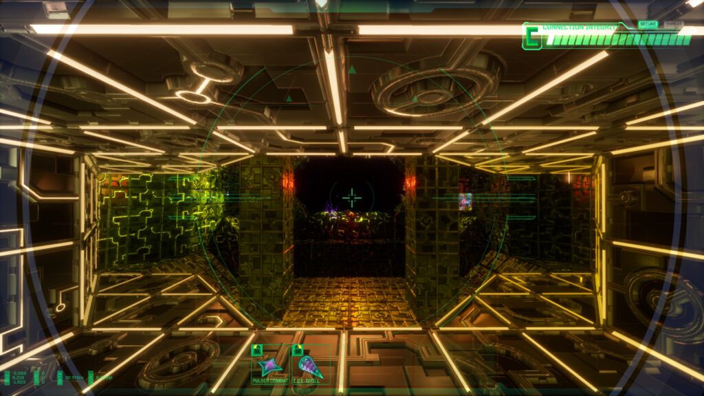 Cyberspace minigame in System Shock