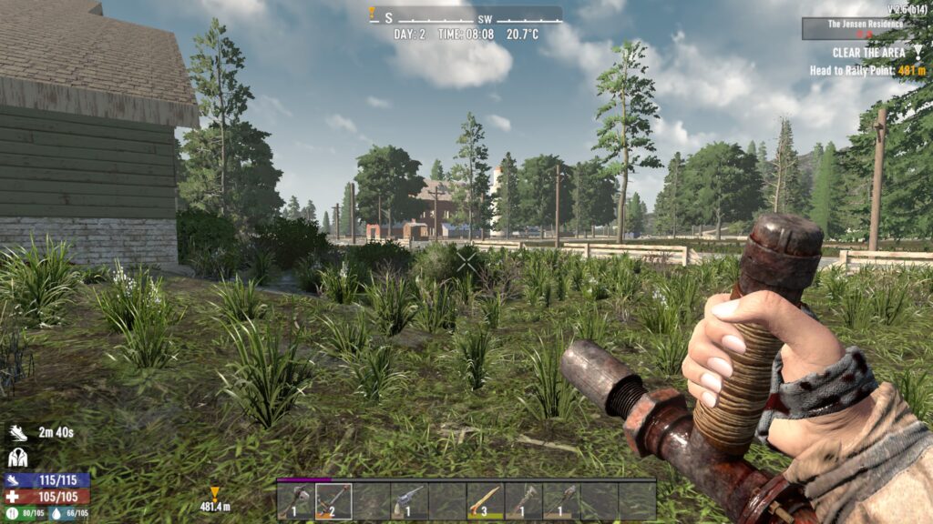 Screenshot from 7 days to die running on GTX 960