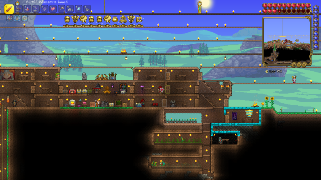 Screenshot from Terraria running on GTX 960